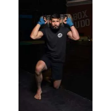 ALLNTRENDS Adult T Shirt Training Symbol Trendy Shirt Popular (M, Black)