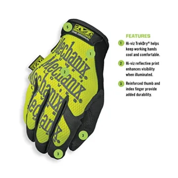 Mechanix Hi-Viz Original Work Gloves for All Occasions