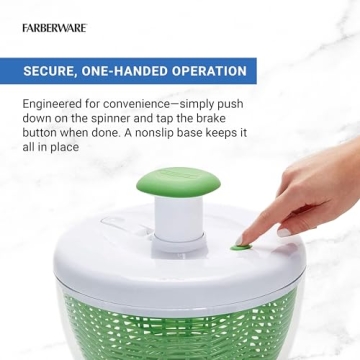 Farberware Pro Pump Salad Spinner for Effortless Meal Prep