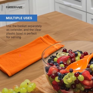 Farberware Pro Pump Salad Spinner for Effortless Meal Prep