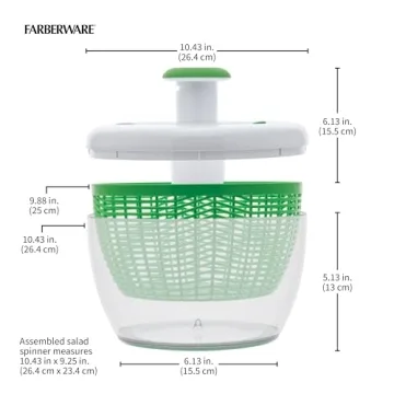 Farberware Pro Pump Salad Spinner for Effortless Meal Prep