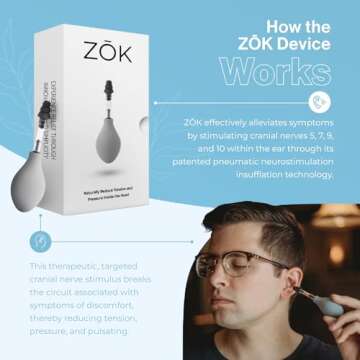 ZŌK: World’s First Consumer Product That Naturally Reduces Tension, Pressure & Pulsating Symptoms Through Inner Ear Pressure Stimulation
