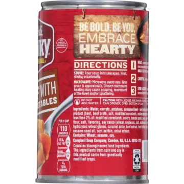 Campbell's Chunky Beef Soup with Country Vegetables 18.8 Oz