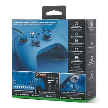 PowerA Advantage Wired Controller for Xbox Series X|S - Blue