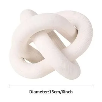 Elegant 6-Inch White Coffee Bar Decor for Home Accent