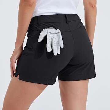 Willit Women's 4.5" Golf Shorts - Quick Dry and Water Resistant, Perfect for Summer Activities