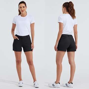 Willit Women's Golf Shorts - Lightweight, Quick Dry