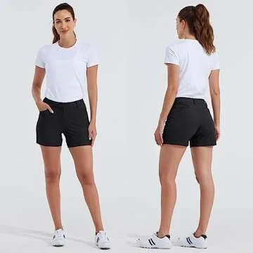 Willit Women's Golf Shorts - Lightweight, Quick Dry