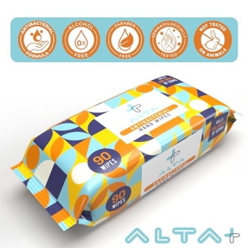 ALTA Resealable Hand Sanitizer Wipes - 90 Count