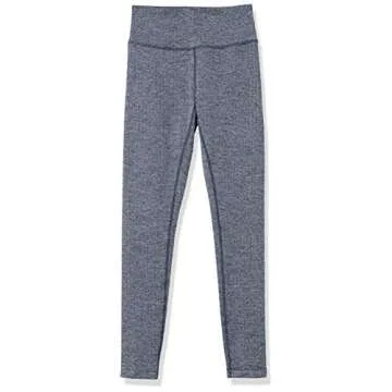 Core 10 Women's Spectrum High-Waist Full-Length Yoga Legging, Navy White Herringbone, Small