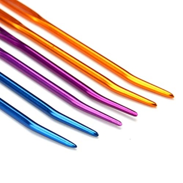 Colorful Bent Tip Tapestry Needles for Easy Crafting