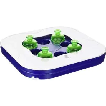 Dogit Mind Games 3-in-1 Interactive Smart Toy For Dogs, Includes Hide &-Seek, Spin-A-Whirl, & Sliding Puzzle Games