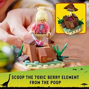 LEGO Jurassic Park Triceratops Research Set for Kids Ages 8+