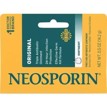 Neosporin Original First Aid Antibiotic Ointment with Bacitracin Zinc for Infection Protection, Woun...