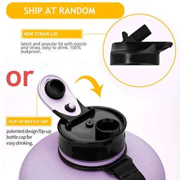 Hydration Made Easy: TOOFEEL 2.2L BPA Free Water Bottle for Gym & Outdoor