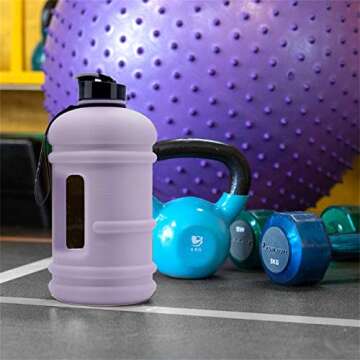 TOOFEEL 2.2L Half Gallon Water Bottle BPA Free