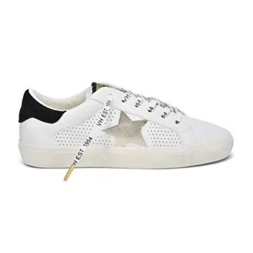 Vintage Havana Gadol White/Gold Slip-On Sneakers for Women