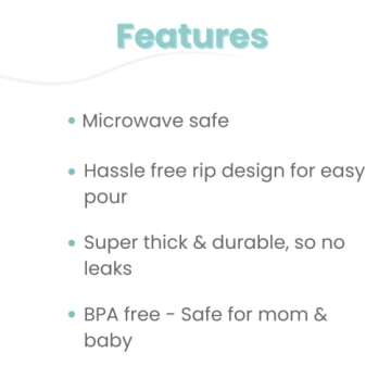 Zomee Disposable Breast Milk Storage Bags - 90 Pack