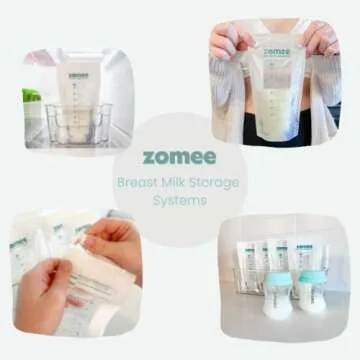 Zomee Disposable Breast Milk Storage Bags - 90 Pack