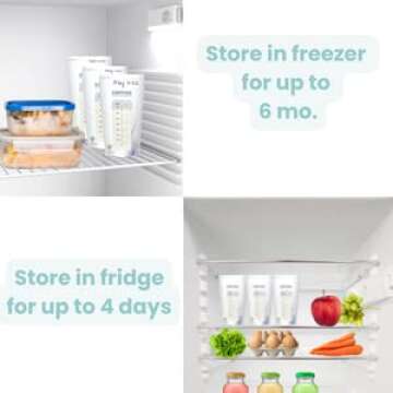 Zomee Disposable Breast Milk Storage Bags - 90 Pack