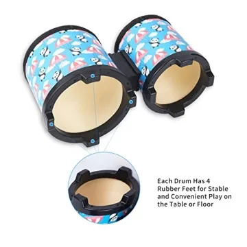 Kids Bongo Drums Set - Fun Music Instrument for Children