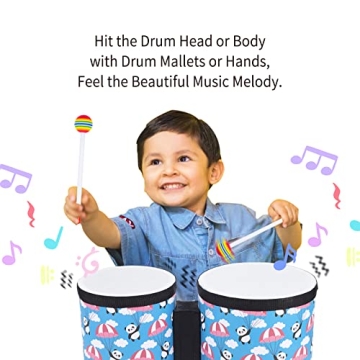 Kids Bongo Drums Set - Fun Music Instrument for Children