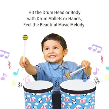 Kids Bongo Drums Set - Fun Music Instrument for Children