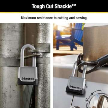 Master Lock M176XDLH Heavy Duty Padlock for Outdoor Use