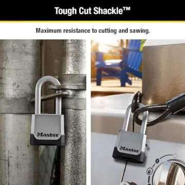 Master Lock M176XDLH Heavy Duty Padlock for Outdoor Use