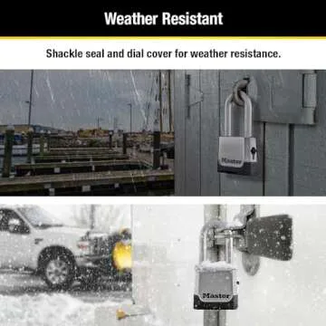 Master Lock M176XDLH Heavy Duty Padlock for Outdoor Use