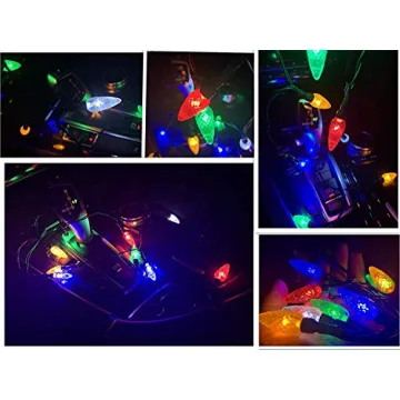 WIND Christmas Light Phone Charger Cord USB and Bulb Charging Cable 50inch 10led Multicolor Lightning for Phone 8-11/12/13/14,Pro,Pro Max