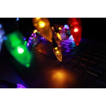 WIND Christmas Light Phone Charger Cord USB and Bulb Charging Cable 50inch 10led Multicolor Lightning for Phone 8-11/12/13/14,Pro,Pro Max