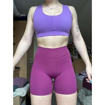 TomTiger Workout Shorts for Women High Waist Gym Fitness Running Yoga Bike Active Exercise Women's S...