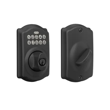 SCHLAGE BE365 CAM 622 Keypad Electronic Deadbolt - Secure Your Home in Style