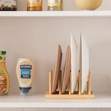 HBlife Bamboo Dish Drying Rack - Eco-Friendly Kitchen Organizer