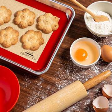 Last Confection Silicone Baking Mat Set - Non-Stick Liners