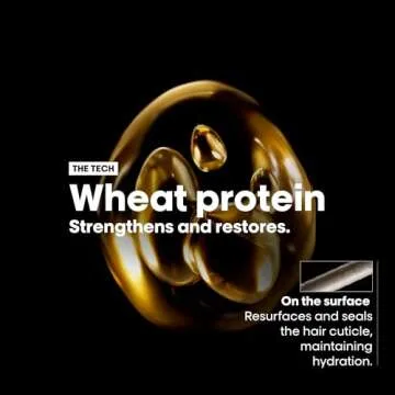 L'Oreal Professionnel Absolut Repair 10-in-1 Oil - Multi-Benefit Oil For Dry & Damaged Hair, Repairs Hair and Provides Shine With Quinoa and Proteins