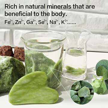 huefull Gua Sha Facial Tool for Face and Body, Gua Sha for Self Care, Guasha Tool Tensions Relief and Reducing Puffiness, Skin Care Gift for Men/Woman, Skincare Gifts