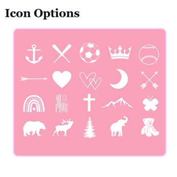 Sweewind Baby Blankets with Name - Custom Newborn Swaddle Blankets for Baby Girls and Boys - Persona...