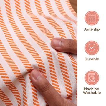 Folkulture 108 Inch Cotton Table Runner with Tassels