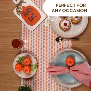 Folkulture 108 Inch Cotton Table Runner with Tassels