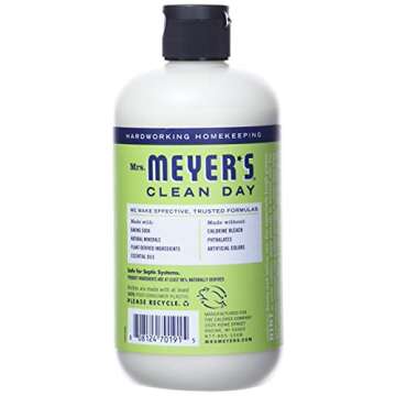 MRS. MEYER'S CLEAN DAY Gel Vinegar Cleaner, Hard Water Stain Remover and Tough on Other Household Cl...