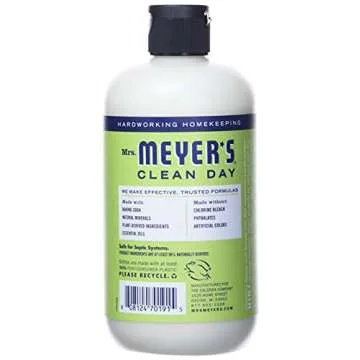 MRS. MEYER'S CLEAN DAY Gel Vinegar Cleaner, Hard Water Stain Remover and Tough on Other Household Cleaning Needs, No Rinse Necessary, Lemon Verbena, 12 Fl Oz Bottle
