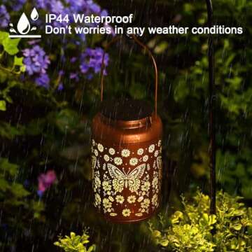Butterfly Solar Lanterns - Outdoor Garden Decor Gifts