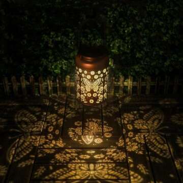 Butterfly Solar Lanterns - Outdoor Garden Decor Gifts