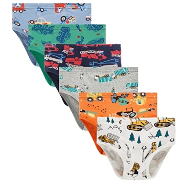 Boys Briefs Dinosaur Truck Shark Baby Soft Cotton Toddler Underwear 2-3yrs Multicolor
