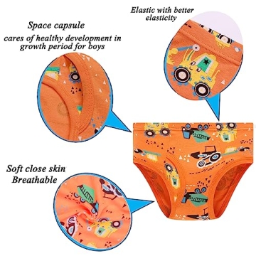 Boys Briefs Dinosaur Truck Shark Baby Soft Cotton Toddler Underwear 2-3yrs Multicolor