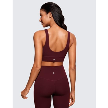 CRZ YOGA Butterluxe Womens Sports Bra Comfort & Support