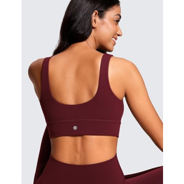 CRZ YOGA Butterluxe Womens Sports Bra Comfort & Support