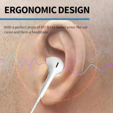 Premium Wired Headphones for All iPhone Models - 2 Pack